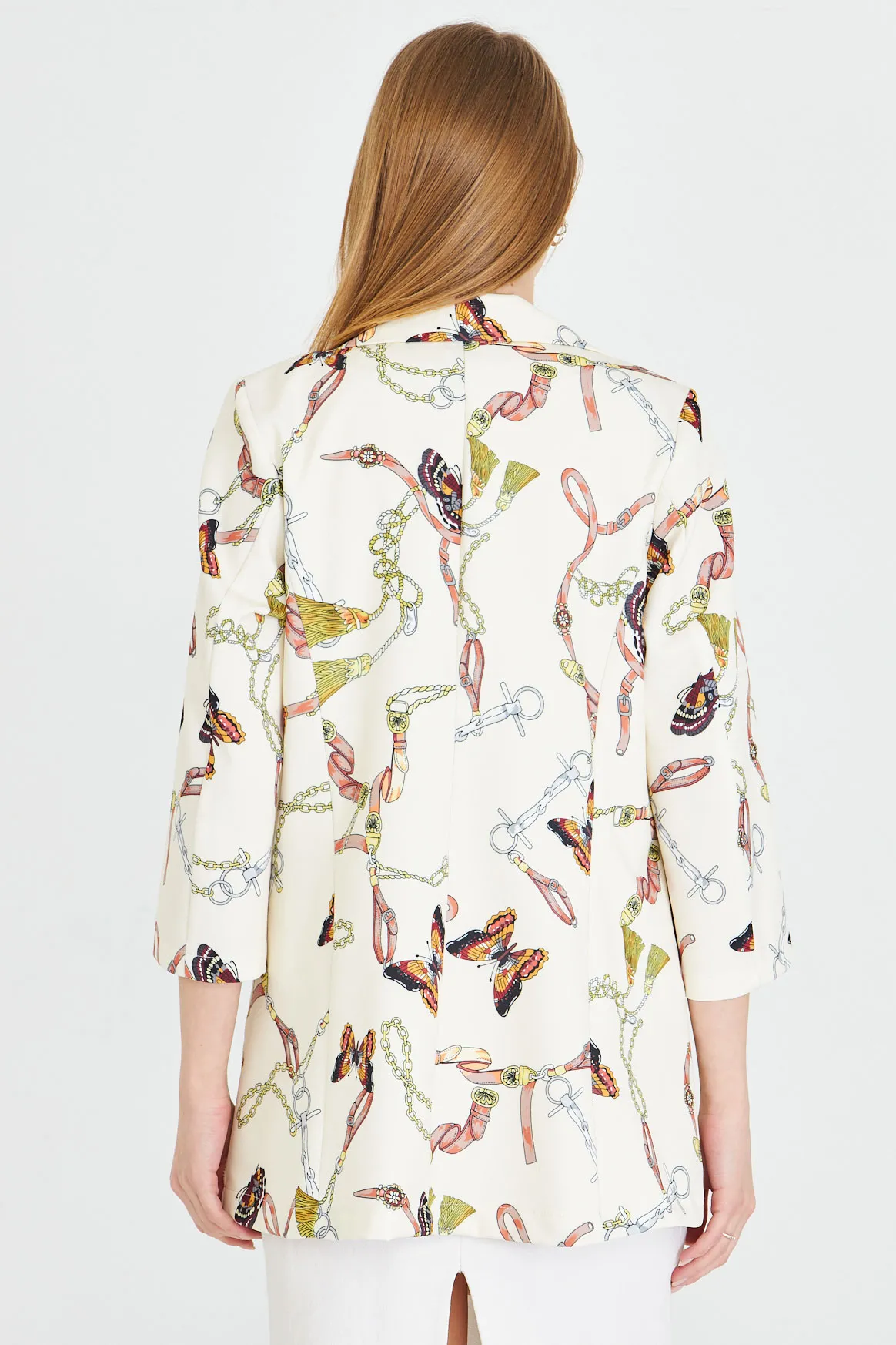 ARM-25Y001057 Ekru Cepli Oversize Ceket