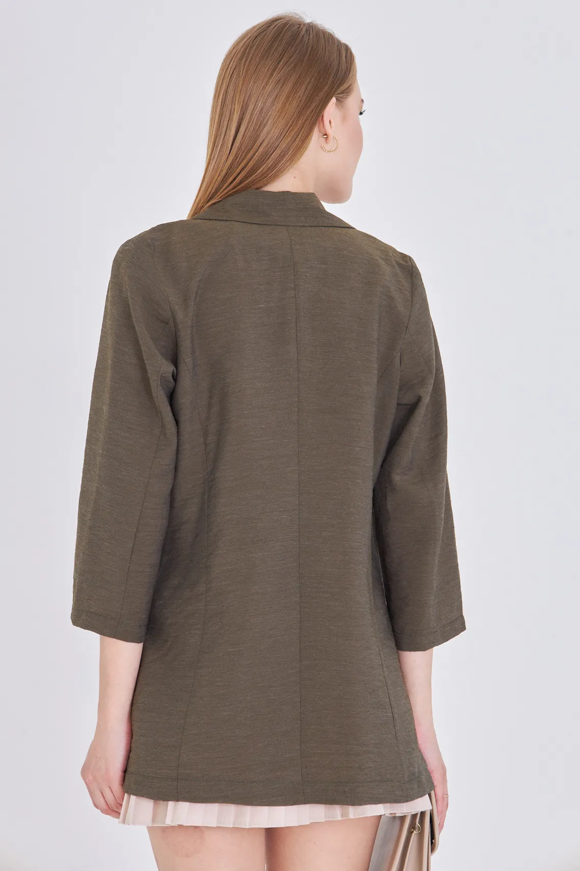ARM-25Y001064 Haki Cepli Oversize Ceket