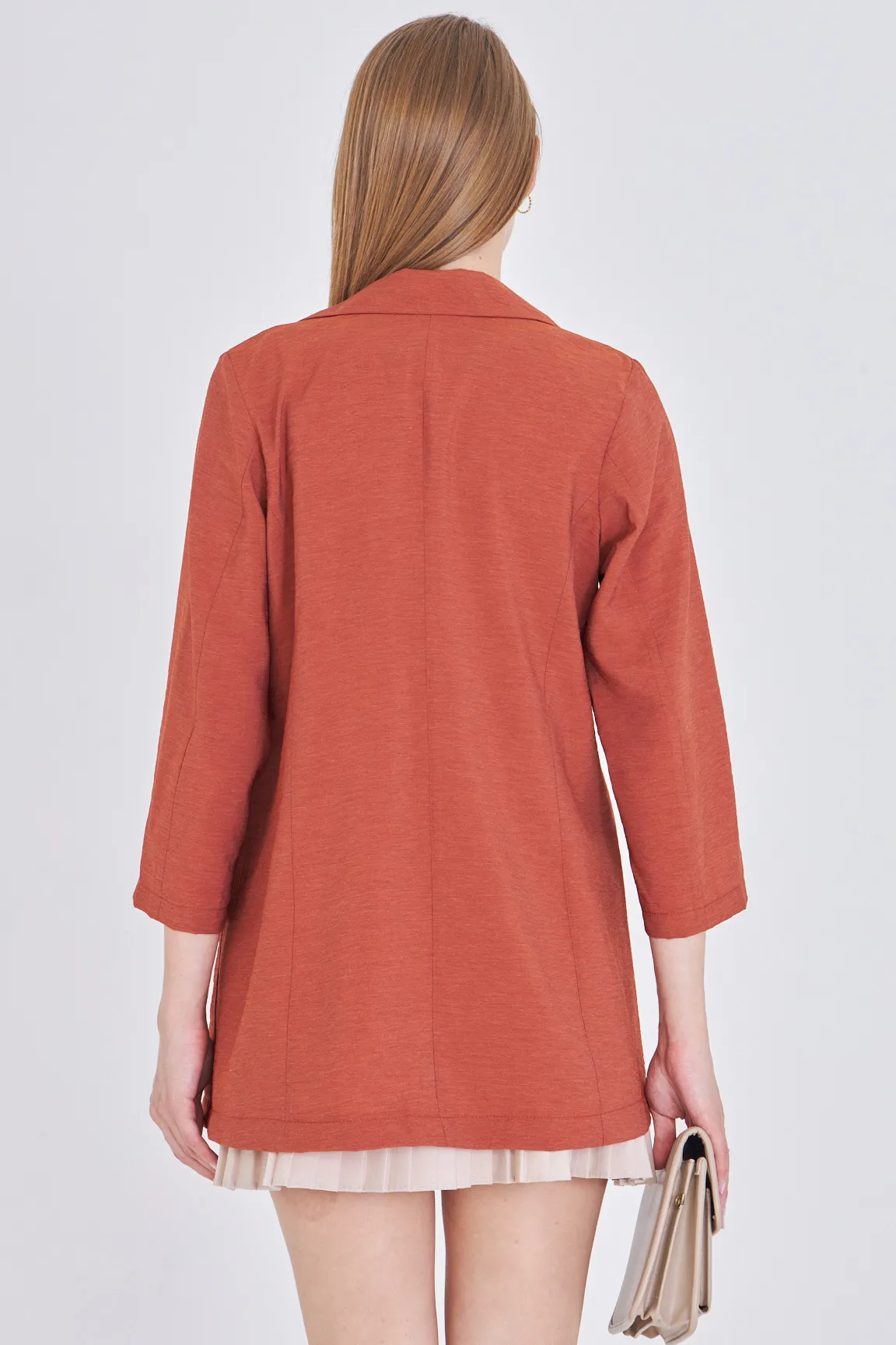 ARM-25Y001064 Kiremit Cepli Oversize Ceket