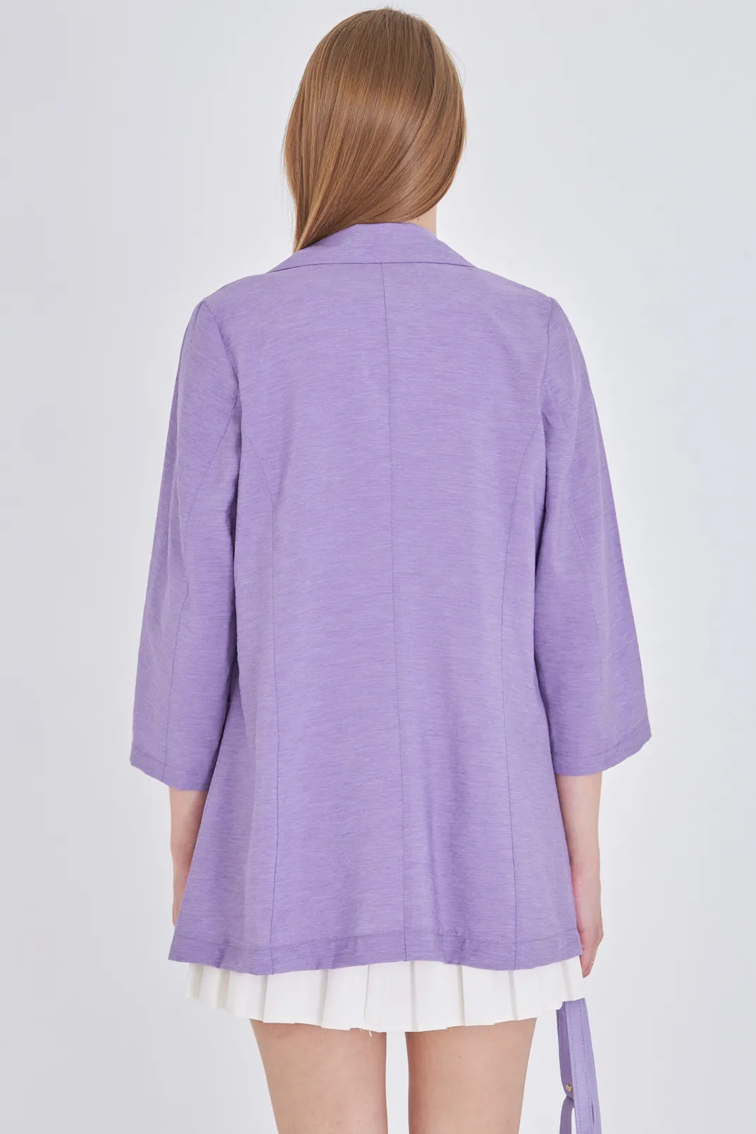 ARM-25Y001064 Lila Cepli Oversize Ceket