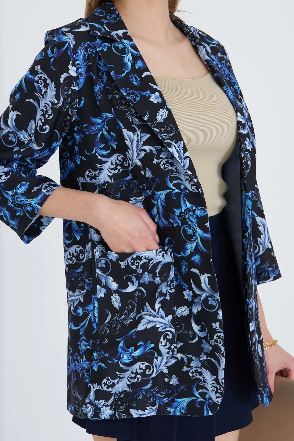 ARM-25Y001057 Saks Cepli Oversize Ceket
