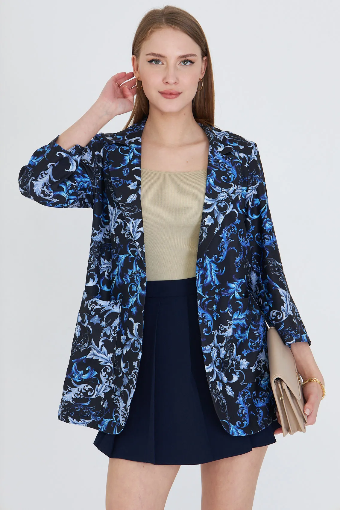 ARM-25Y001057 Saks Cepli Oversize Ceket